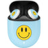 Blue Happy Face Google Pixel Buds Skin